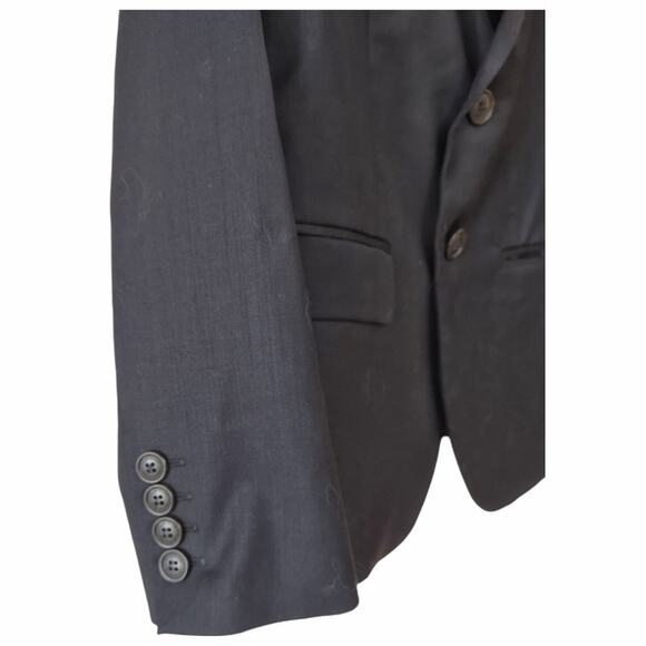 ZARA Boys Jacket Single Breasted Blazer Kids Childs School Uniform Coat Sz 9/10 - Picture 6 of 10